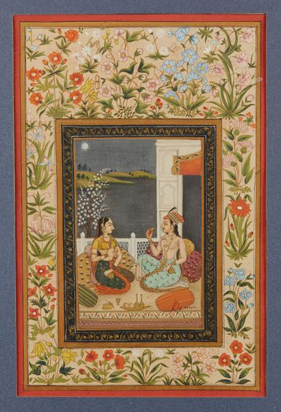 Scène de boisson, Inde, Rajasthan, Jaïpur,...