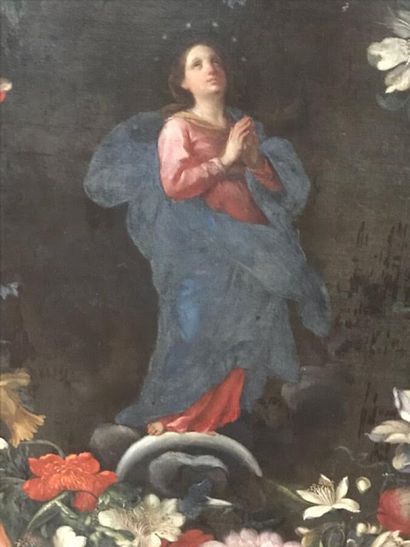 Attribué à NUZZI Mario (1603-1673)

L'Immaculée...