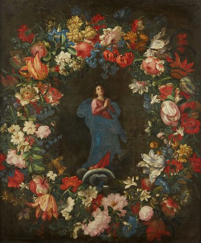 Attribué à NUZZI Mario (1603-1673)

L'Immaculée...