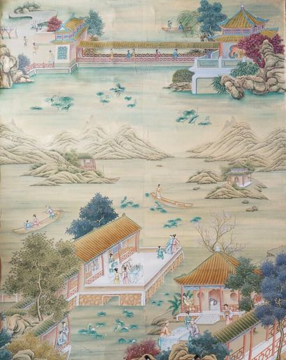 Chine, début XXe siècle

Deux encres et couleurs...