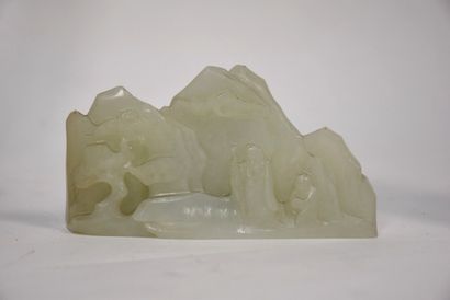 Chine, XIXe siècle

Repose pinceaux en jade...