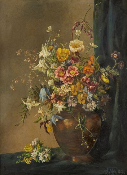 Attribuée à l'infante Marie-Thérèse de BOURBON-HABSBOURG...
