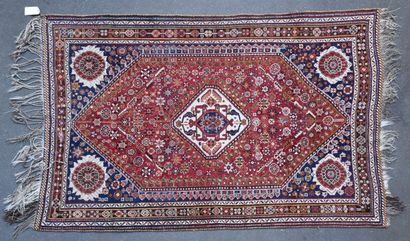 Tapis Chiraz Kasgai (chaîne, trame et velours...