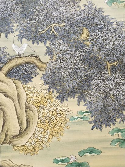 Chine, début XXe siècle

Deux encres et couleurs...