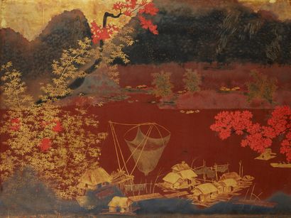 Le Quoc Loc (1918-1987) :

Paysage

Diptyque

Signé...