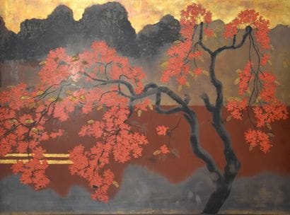 Le Quoc Loc (1918-1987) :

Paysage

Diptyque

Signé...