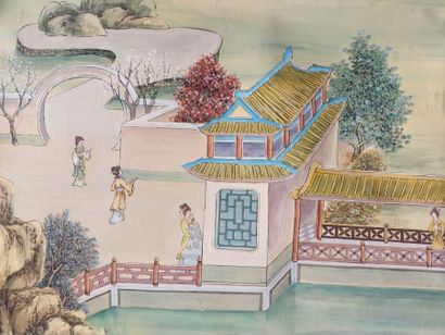 Chine, début XXe siècle

Deux encres et couleurs...