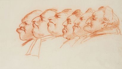 École anglaise vers 1800

Deux caricatures

Sanguine,...
