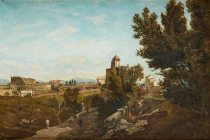 École française vers 1880, suiveur de HARPIGNIES...