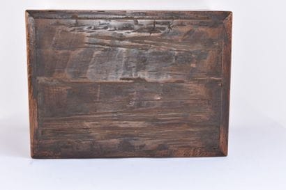 Cabinet de voyage en palissandre à décor...
