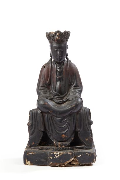 Chine du sud, XIXe siècle

Statuette de Guanyin...
