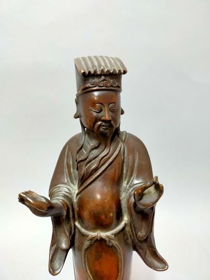 Chine, XIXe siècle, de style Ming

Statuette...