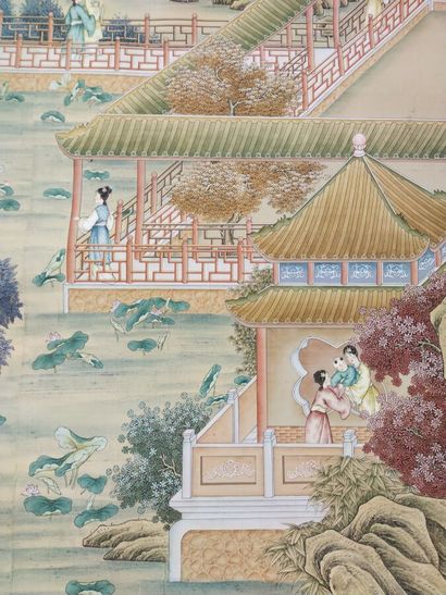 Chine, début XXe siècle

Deux encres et couleurs...