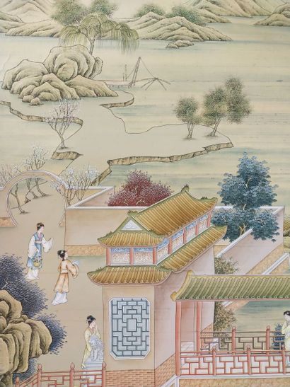 Chine, début XXe siècle

Deux encres et couleurs...