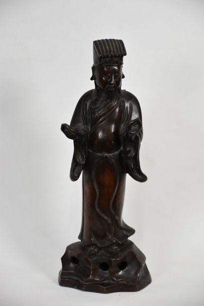 Chine, XIXe siècle, de style Ming

Statuette...