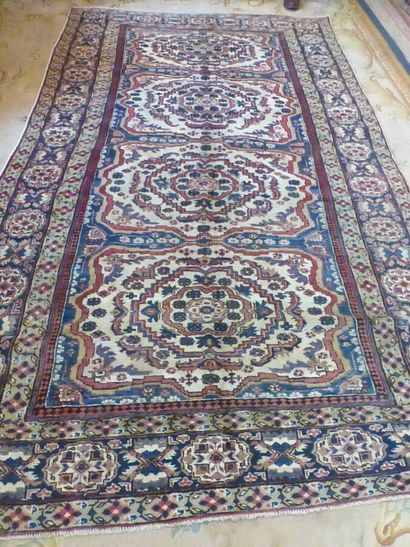 Tapis Ardébil (chaîne et trame en coton,...