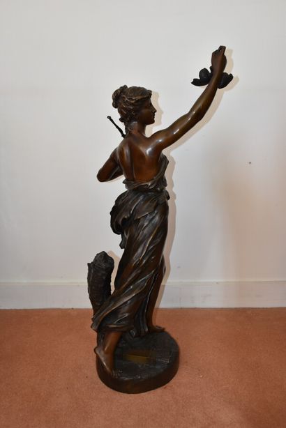 PILET Léon (1840-1916)

Diane chasseresse

Bronze...