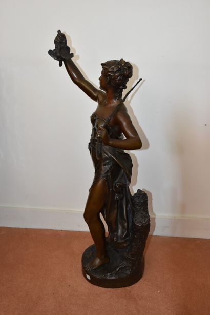 PILET Léon (1840-1916)

Diane chasseresse

Bronze...