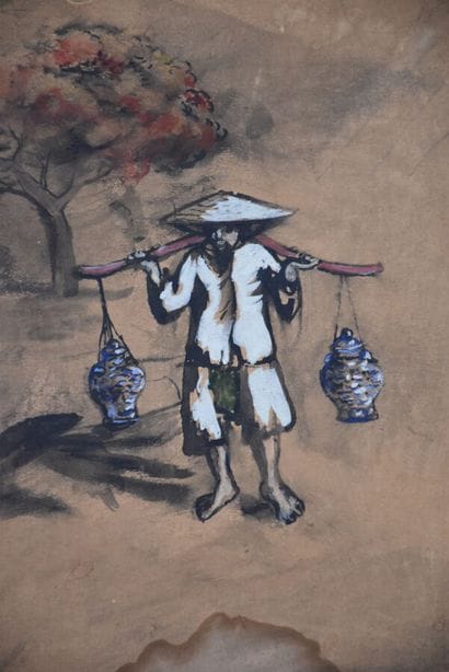 ROSE Francis (1909-1979)

Le porteur de jarres

Encre...