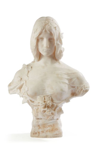 École symboliste, vers 1900

Buste de femme...