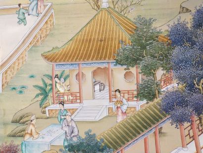 Chine, début XXe siècle

Deux encres et couleurs...