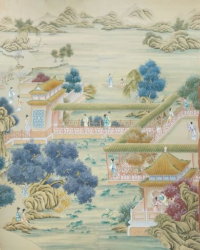 Chine, début XXe siècle

Deux encres et couleurs...