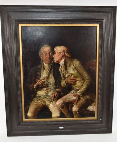 LONZA Antonio (1846-1918)

La conversation

Huile...
