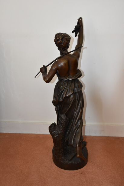 PILET Léon (1840-1916)

Diane chasseresse

Bronze...