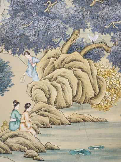 Chine, début XXe siècle

Deux encres et couleurs...