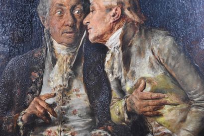 LONZA Antonio (1846-1918)

La conversation

Huile...