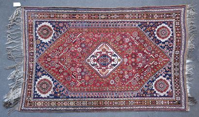 Tapis Chiraz Kasgai (chaîne, trame et velours...
