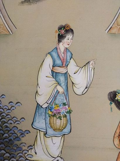 Chine, début XXe siècle

Deux encres et couleurs...