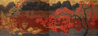 Le Quoc Loc (1918-1987) :

Paysage

Diptyque

Signé...