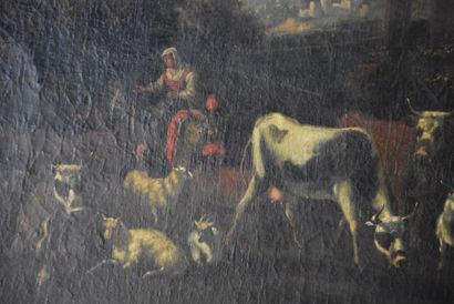 École hollandaise du XVIIe siècle, entourage...
