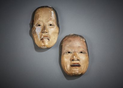 Japon, époque Meiji (1868-1912)

Deux masques...