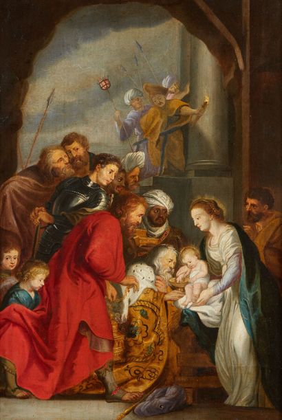 École flamande du XVIIe siècle, d'après RUBENS...