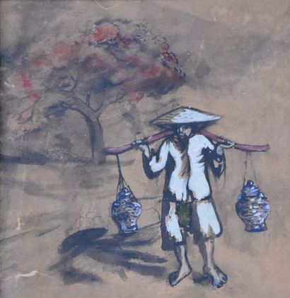 ROSE Francis (1909-1979)

Le porteur de jarres

Encre...