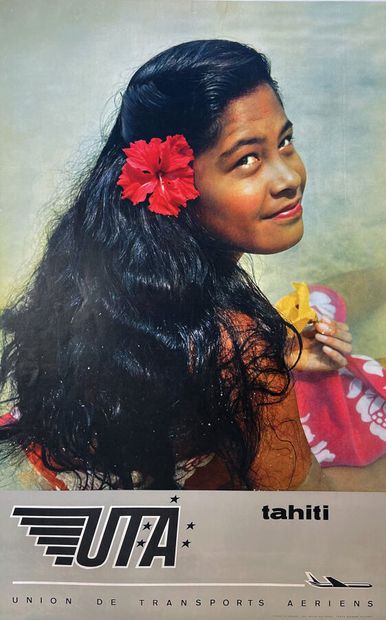Tahiti UTABraunMulhouse Affiche entoilée/...