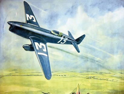 CAUDRON C-4501 Affiche Non-Entoilée / Vintage...