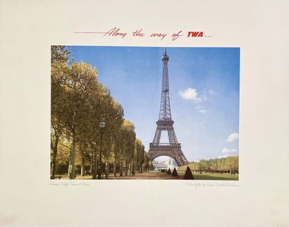 Along the way of twa France Eiffel tower...