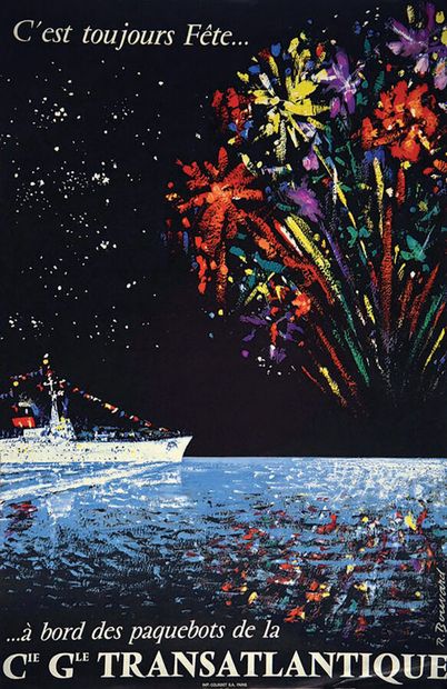 C'est toujours Fête A bord des Paquebots...