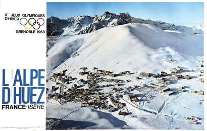 L'Alpe d'Huez Grenoble 1968 Jeux OlympiquesDraeger...
