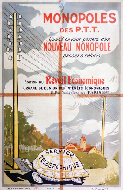 Services Télégraphiques Monopoles des PTTH....