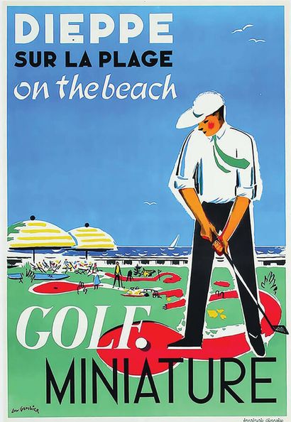 Dieppe Golf Miniature sur La Plage On The...