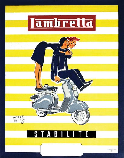 Lambretta Stability Couple yellow backgroundChavaneParis...