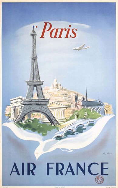 Paris Air FrancePosters GailllardParis Poster...