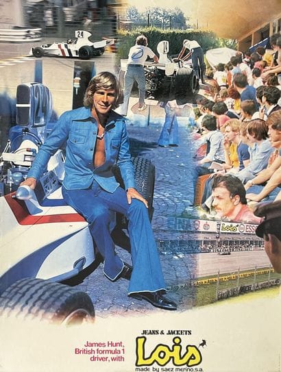James Hunt British Formula 1 Driver with...