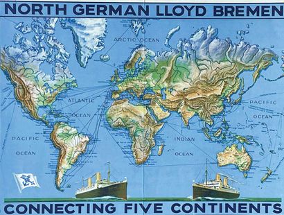 North German Llyd Bremen Connecting five...
