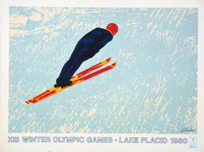 Ski Jumping Winter Olympics Games Lake PlacidNational...