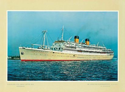 Nederland line royal dutch mail MS. Johanvan...